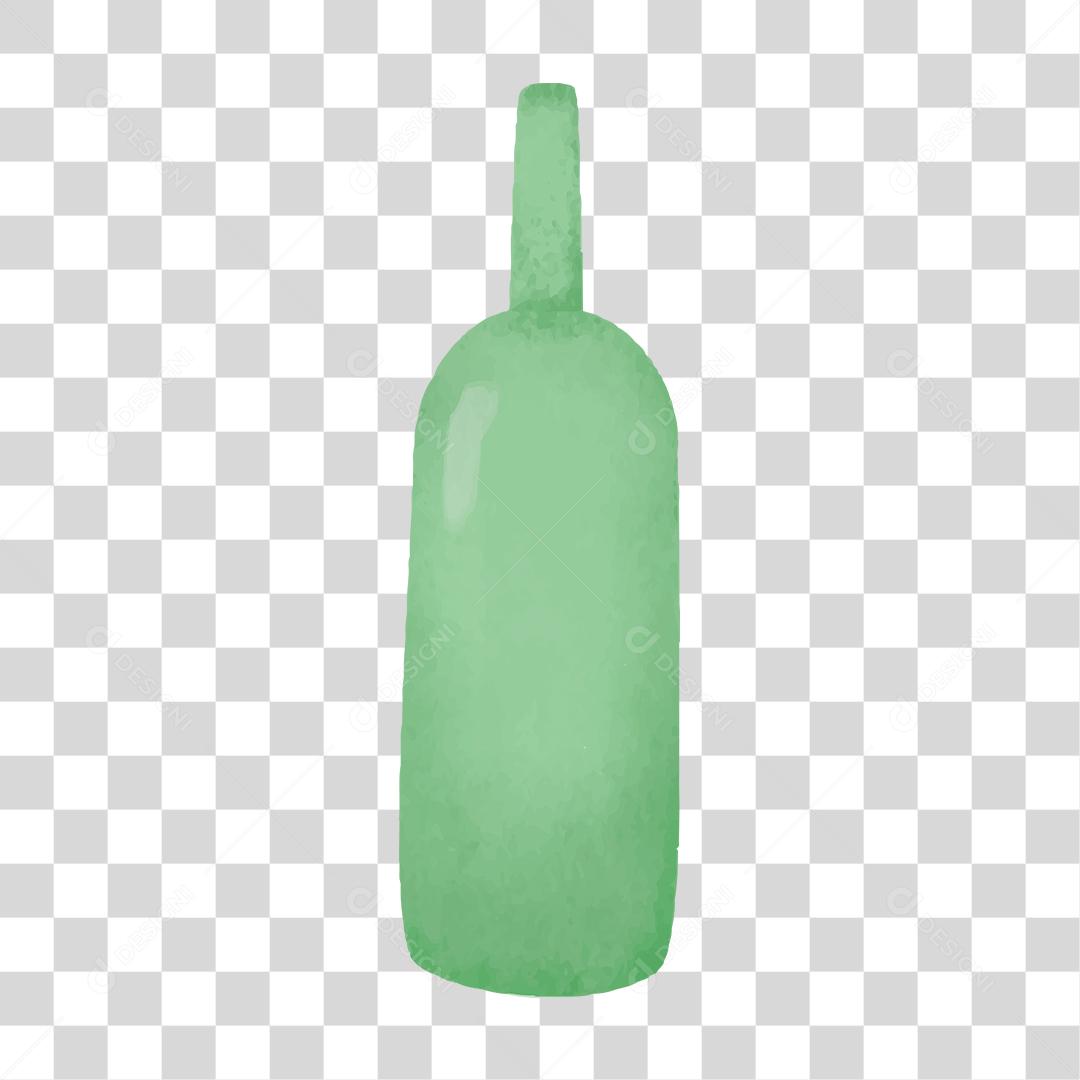 Desenho de frasco de vidro