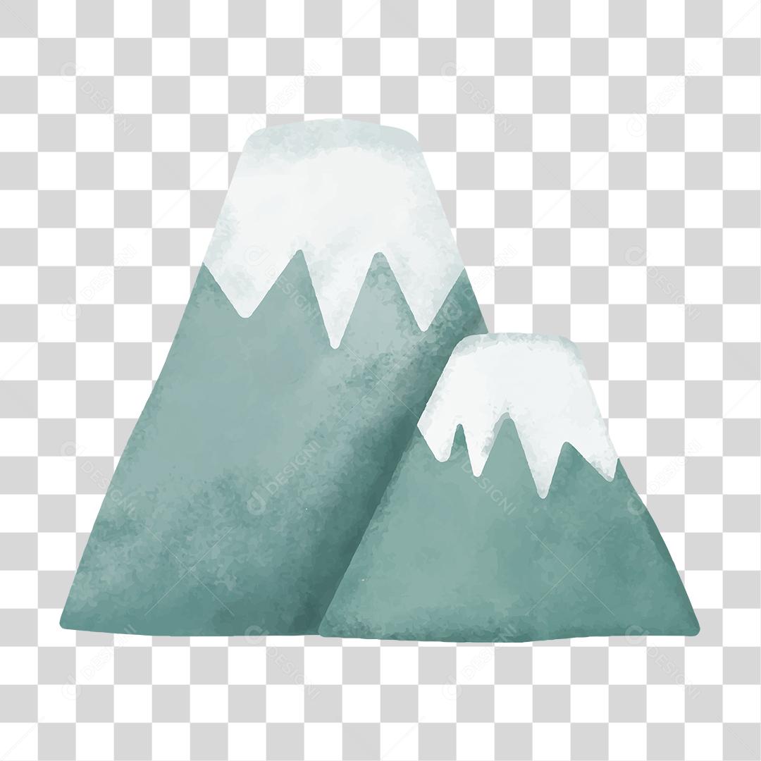 Desenho de montanhas