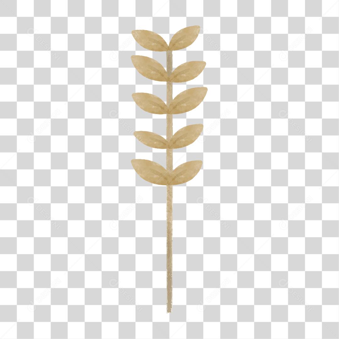 Desenho de muda de planta floresta