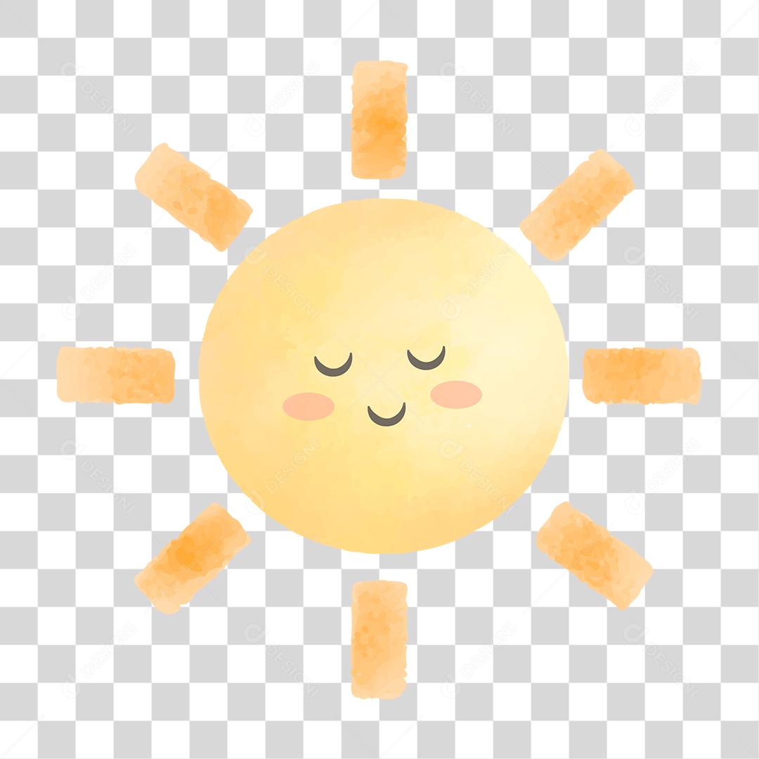 Desenho de sol planeta