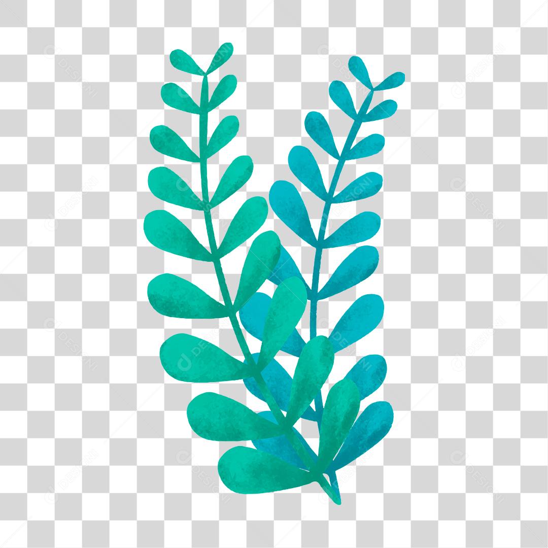 Desenho de planta muda