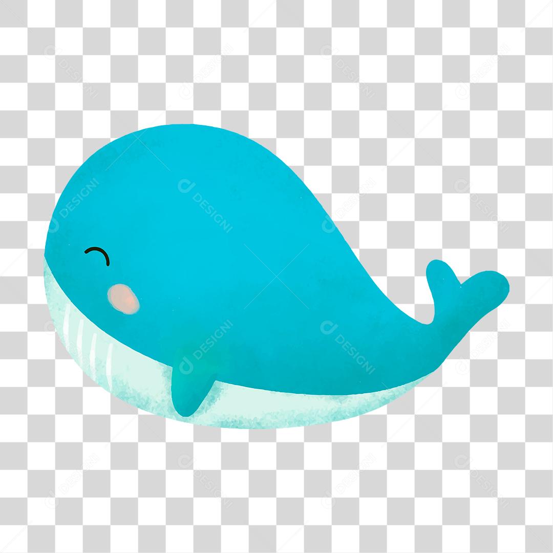 Desenho de baleia animal