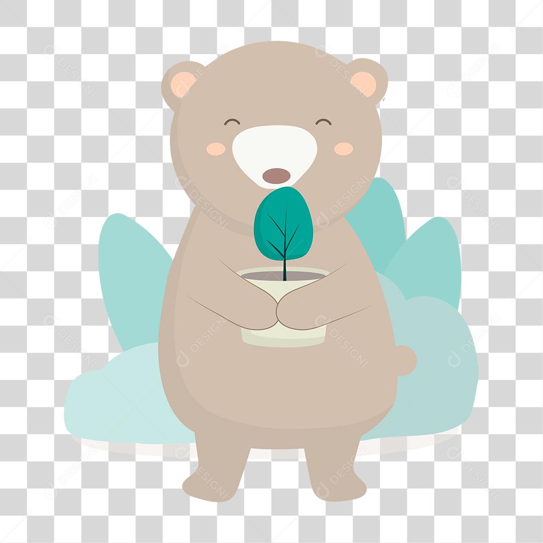 Desenho de urso pelucia