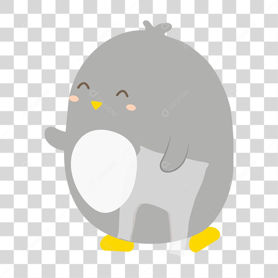 Desenho de pinguim animal