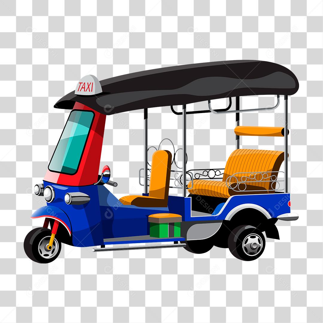 Desenho de um taxi carrinho