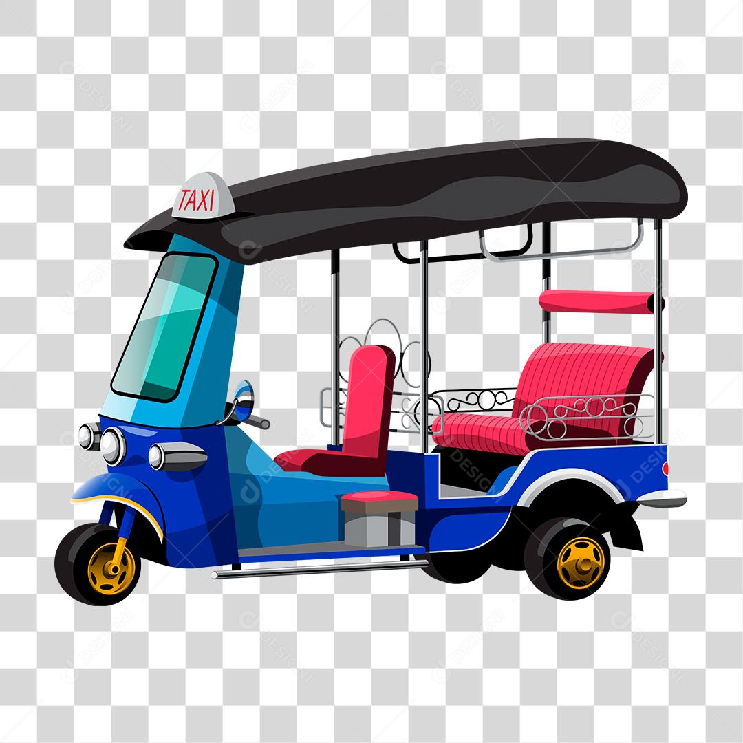 Desenho de um taxi carrinho