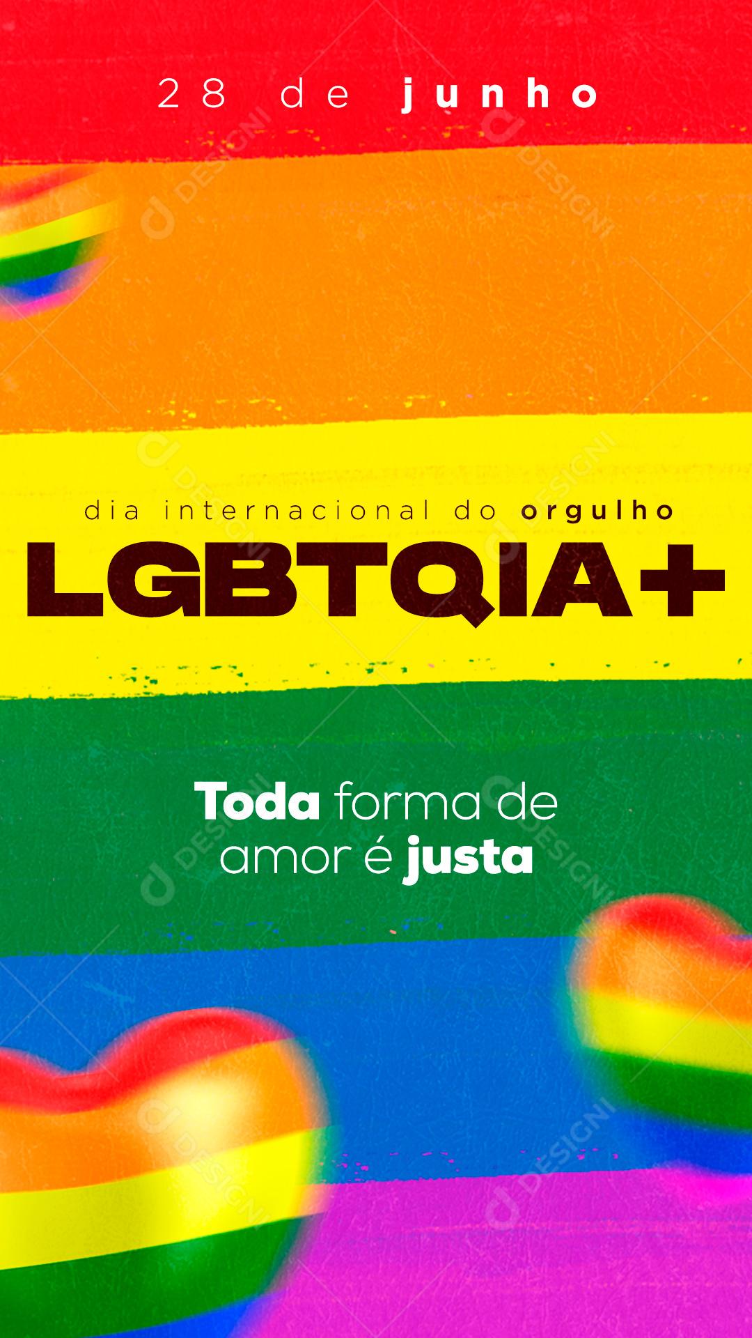 Dia Internacional Do Orgulho Social Media PSD Editável