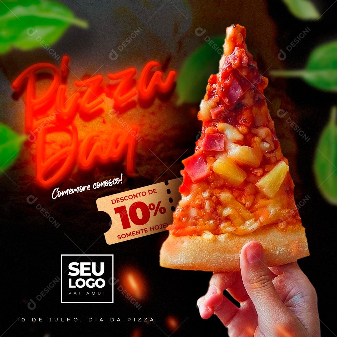 Pizza Day Peça Já A Sua Social Media PSD Editável