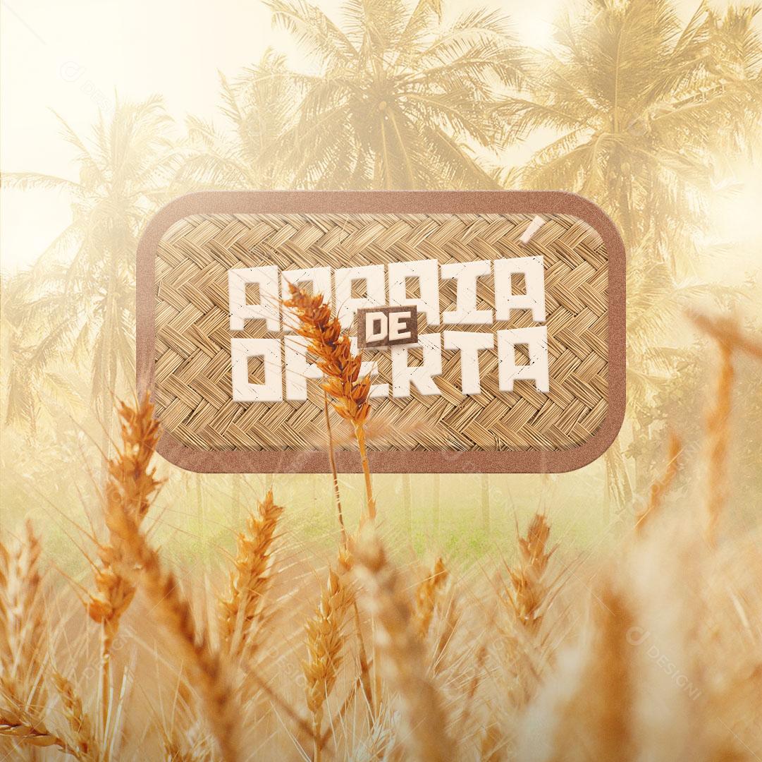 Selo Arraiá de Ofertas São João PSD