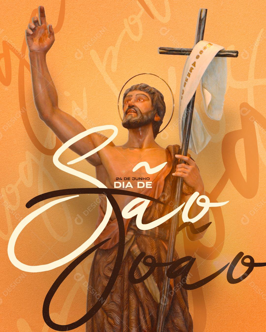 Social Media Dia de São João  24 de Junho PSD Editável