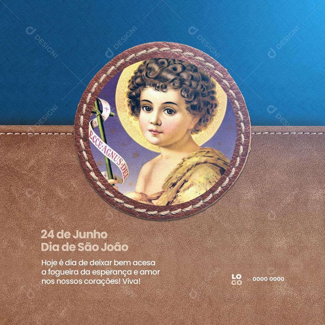 Post Dia de São João 24 de Junho Social Media PSD Editável