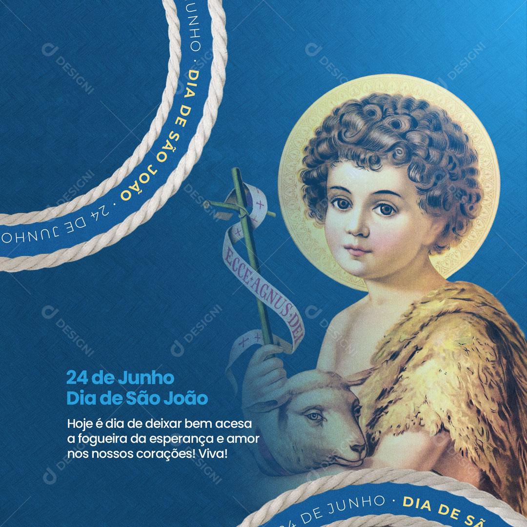 Social Media Dia de São João 24 de Junho PSD Editável