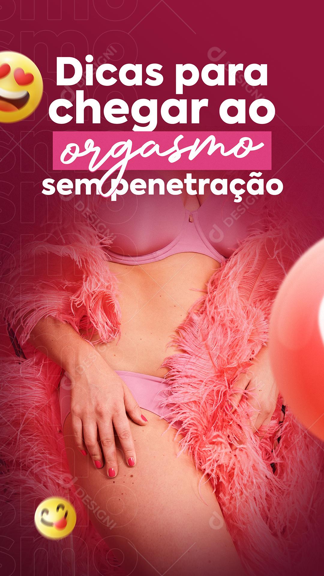 Dicas Par Chegar ao Orgasmo Com Nossos Produtos Social Media PSD Editável