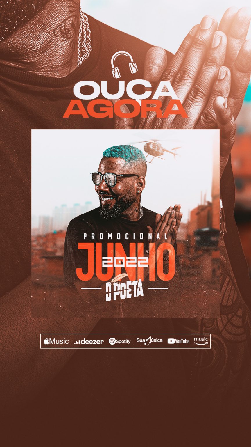 Social Media Story Capa Promocional Junho 2022 o Poeta Social Media PSD Editável