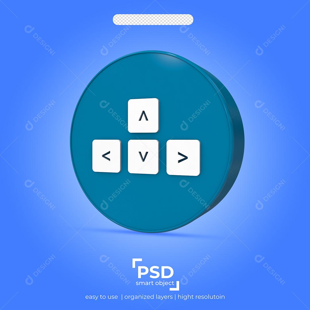 Calculadora Elemento 3D para Composição PSD