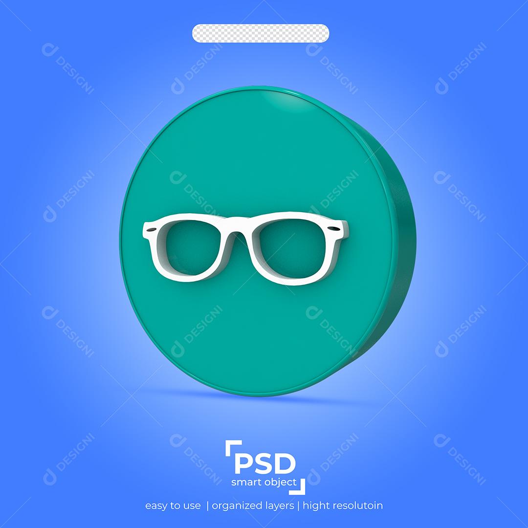 Óculo 3D Elemento para Composição PSD