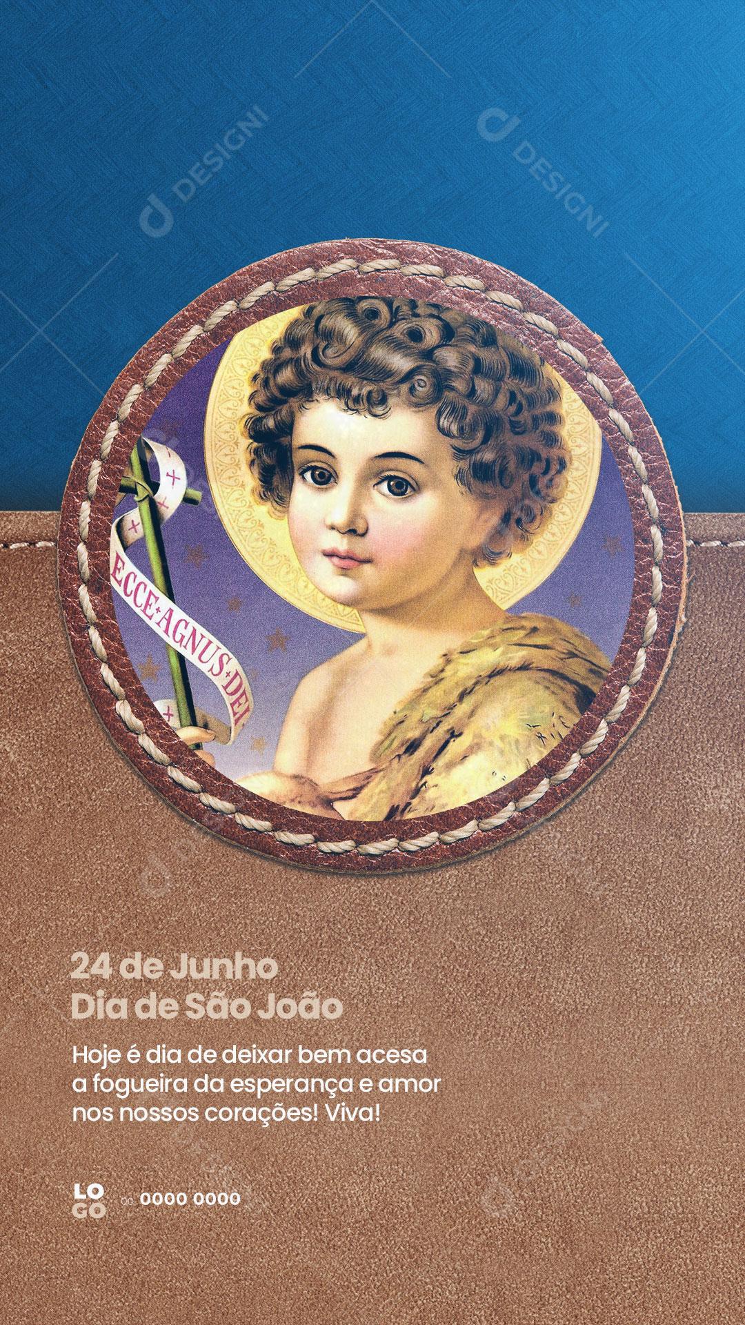 Story Dia de São João 24 de Junho Social Media PSD Editável