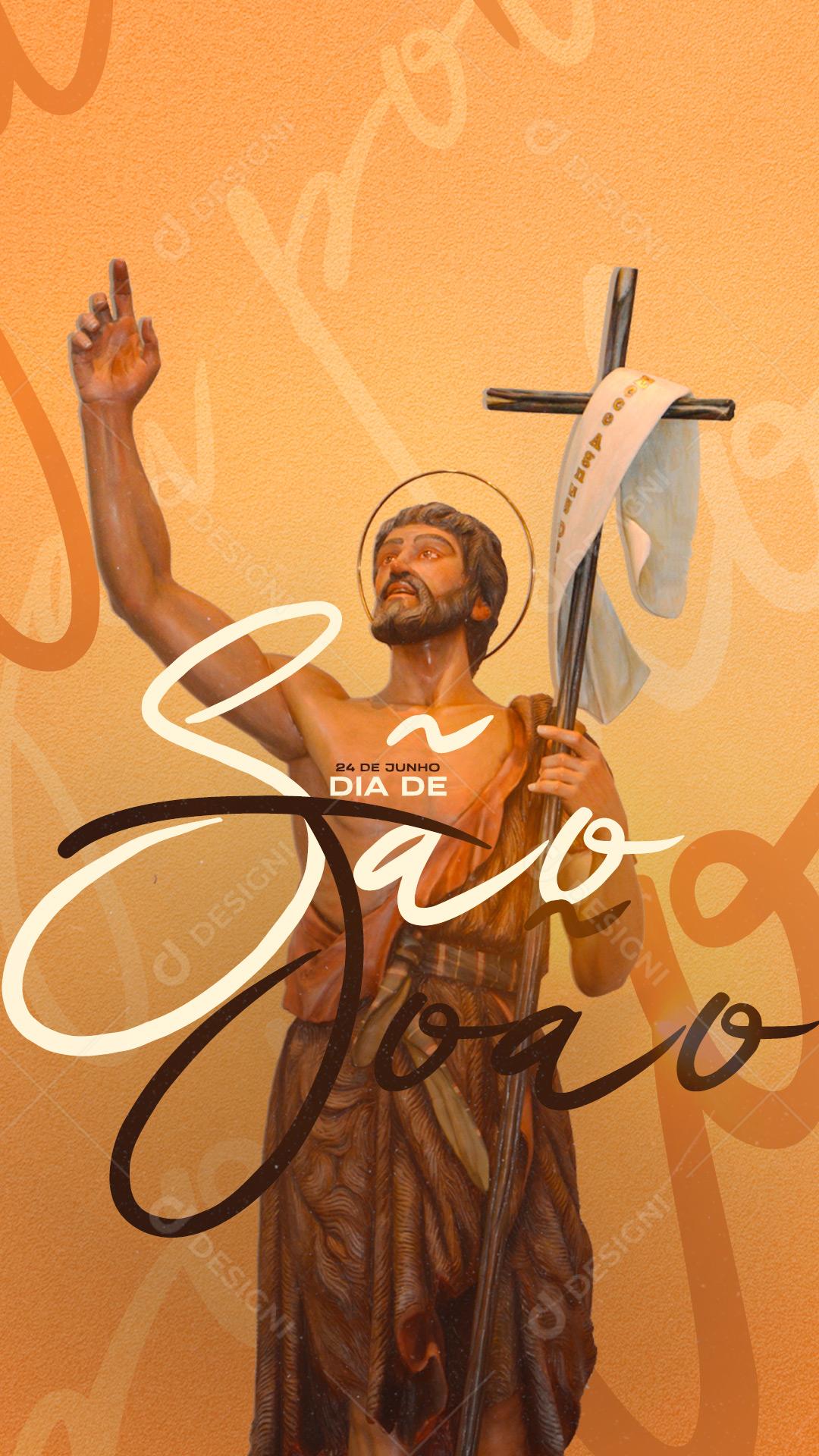 Story Dia de São João  24 de Junho Social Media PSD Editável