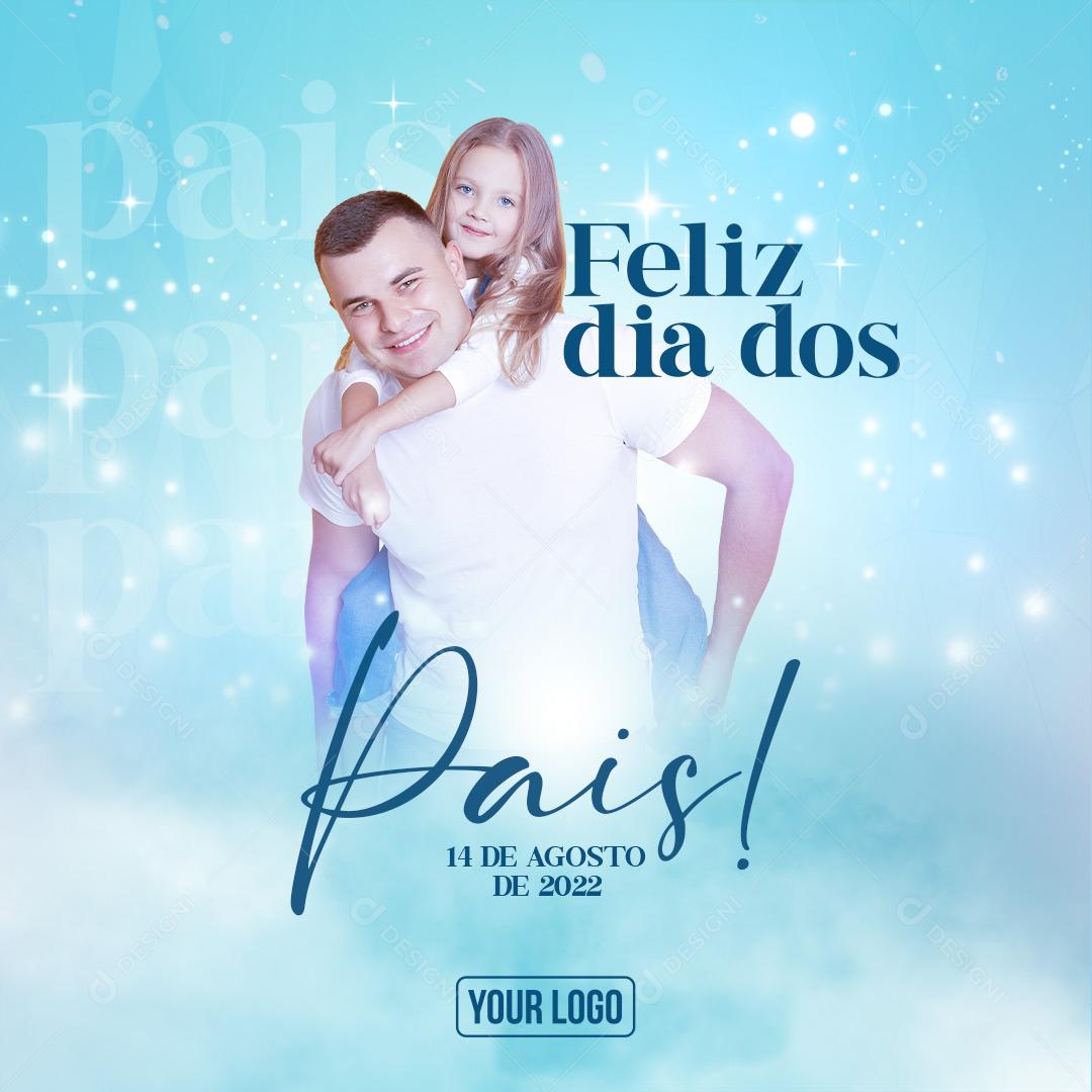 Feliz Dia Dos Pais Data Comemorativa Social Media PSD Editável