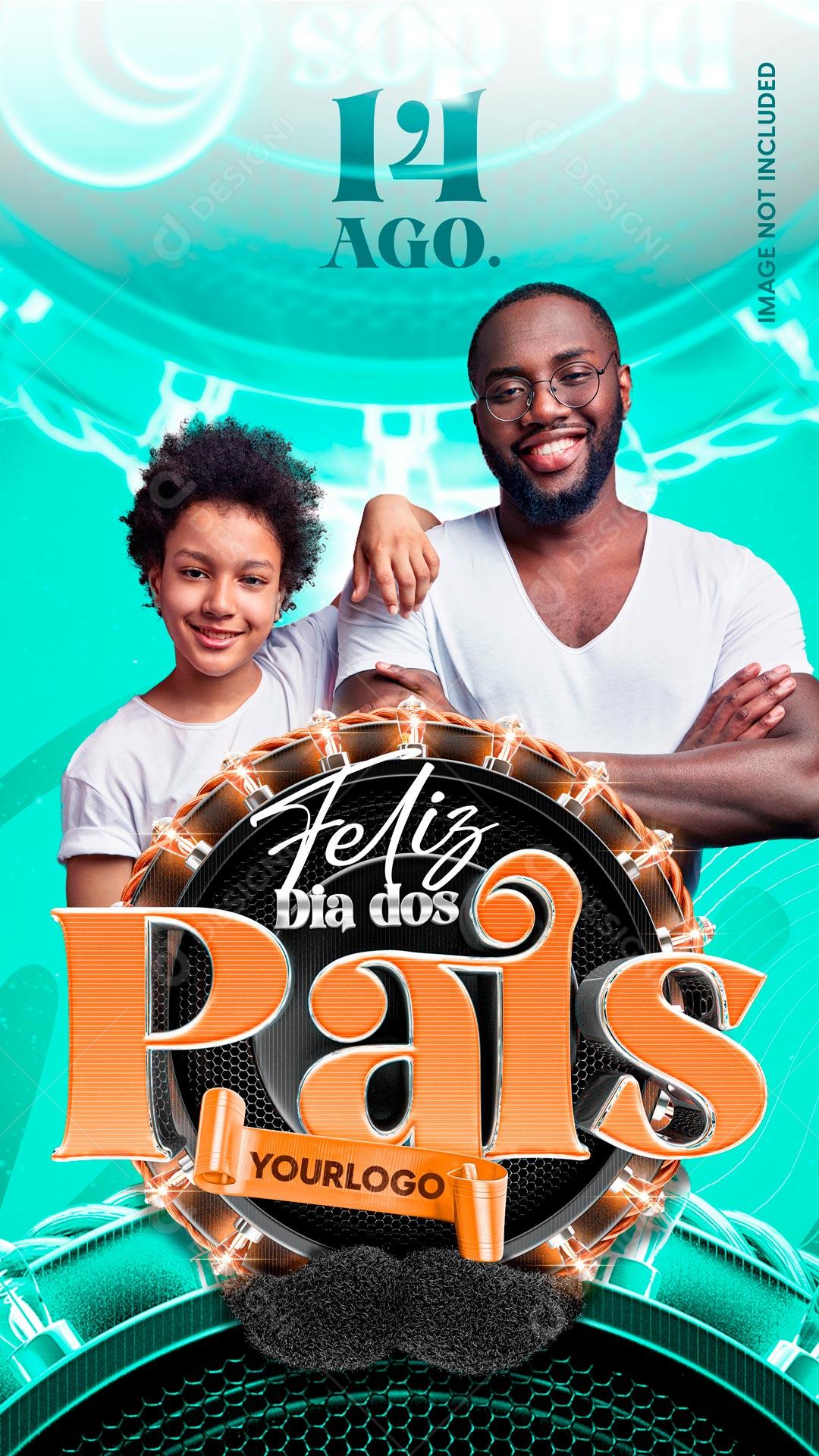 Feliz Dia Dos Pais Data Comemorativa Social Media PSD Editável