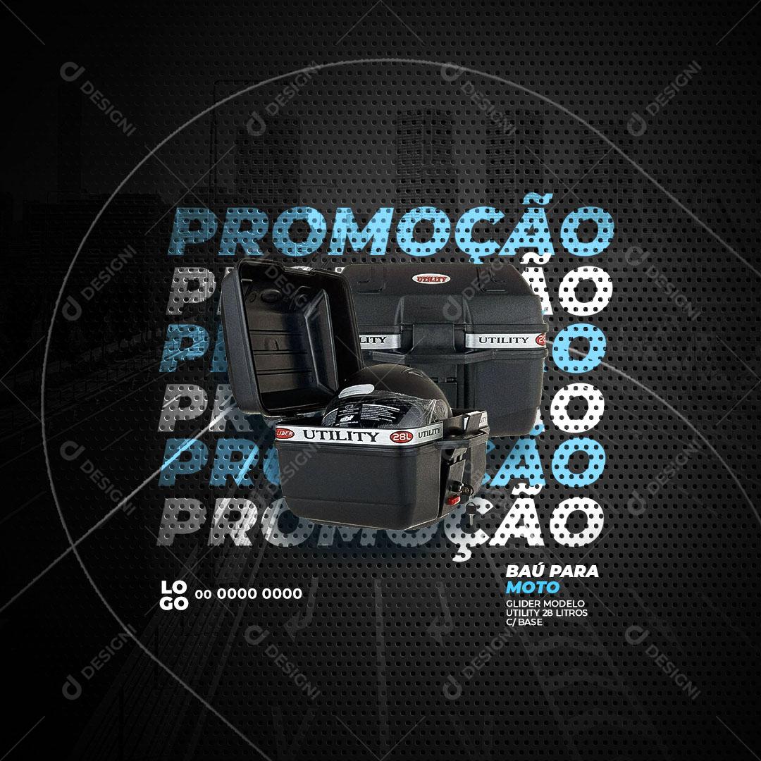 Post Oficina de Moto Promoção Social Media PSD Editável