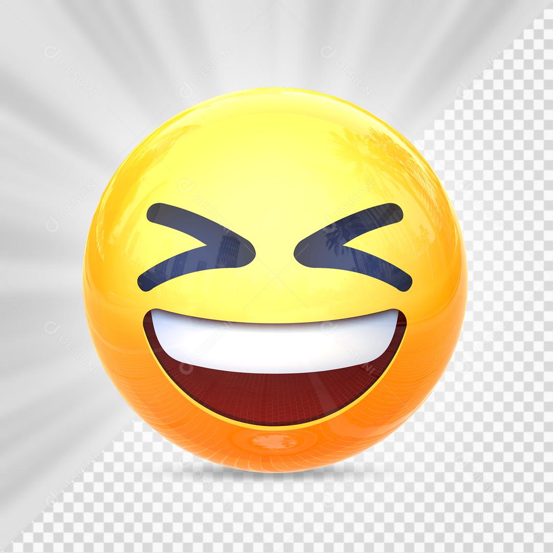 3D Emoji For Composition With Expression Of Happiness PSD