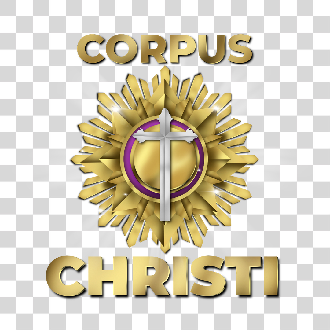 Corpus Christi Elemento 3D Para Composição PNG Transparente