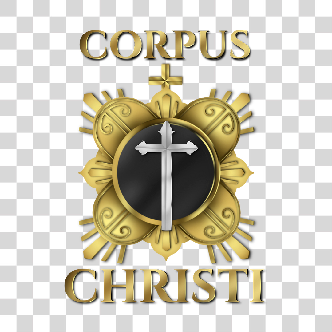 Corpus Christi Elemento 3D Para Composição PNG Transparente