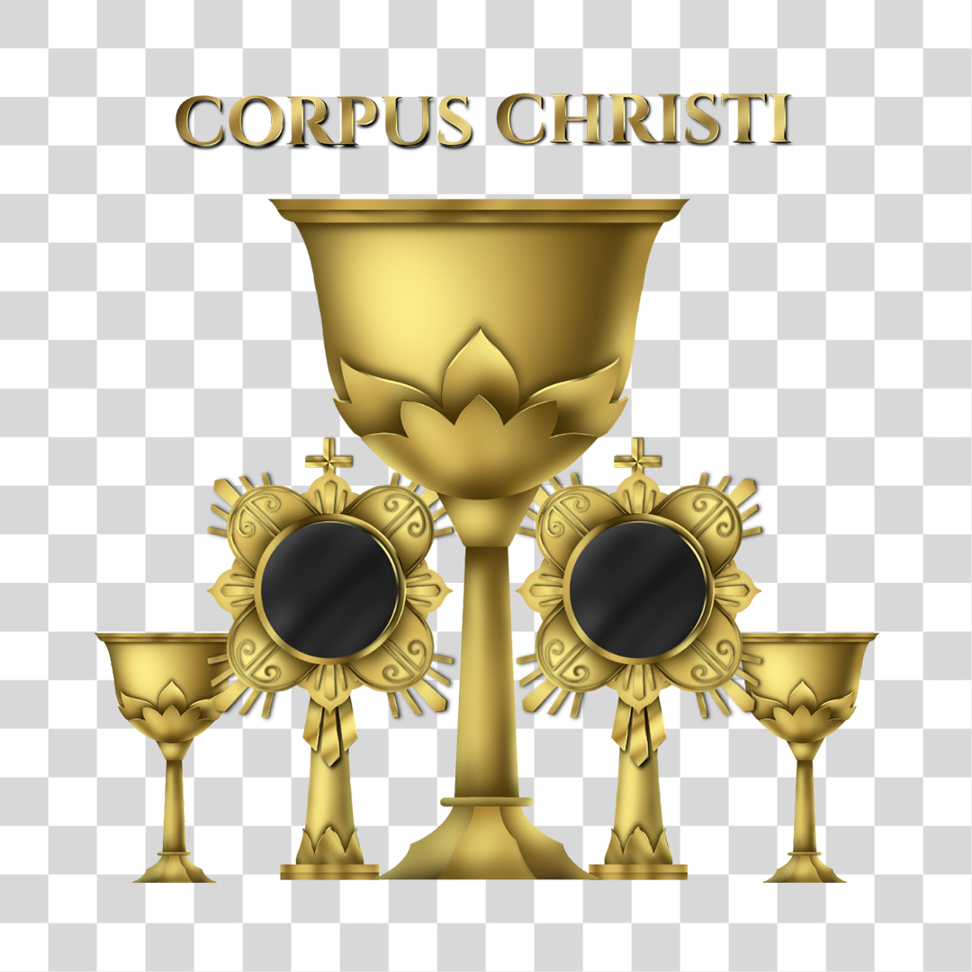 Corpus Christi Elemento 3D Para Composição PNG Transparente