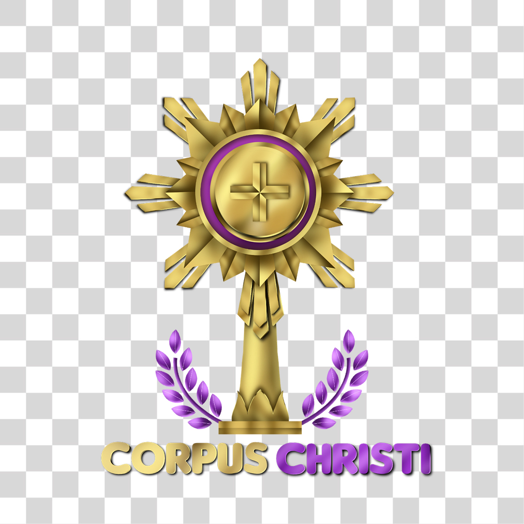 Corpus Christi Elemento 3D Para Composição PNG Transparente
