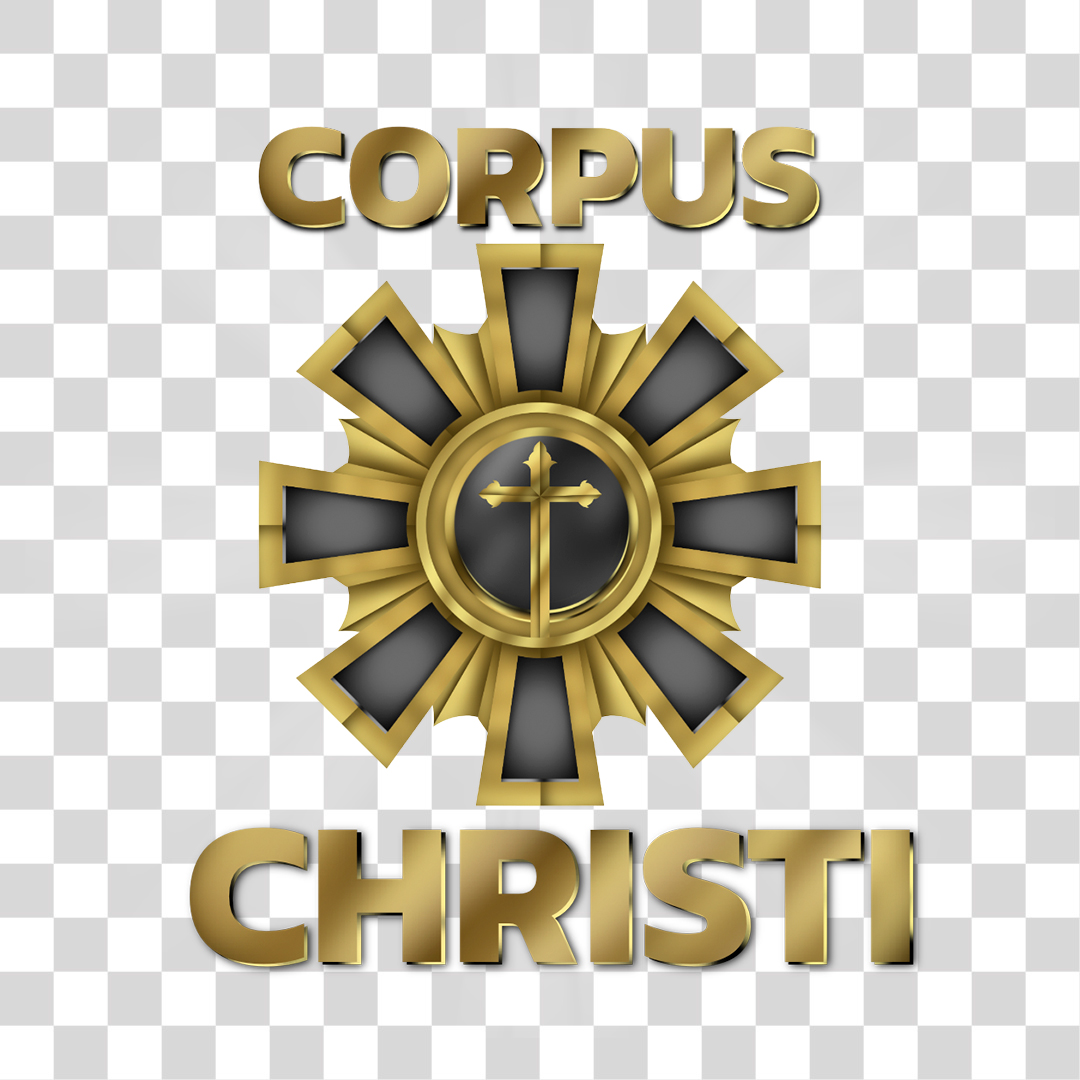 Corpus Christi Elemento 3D Para Composição PNG Transparente