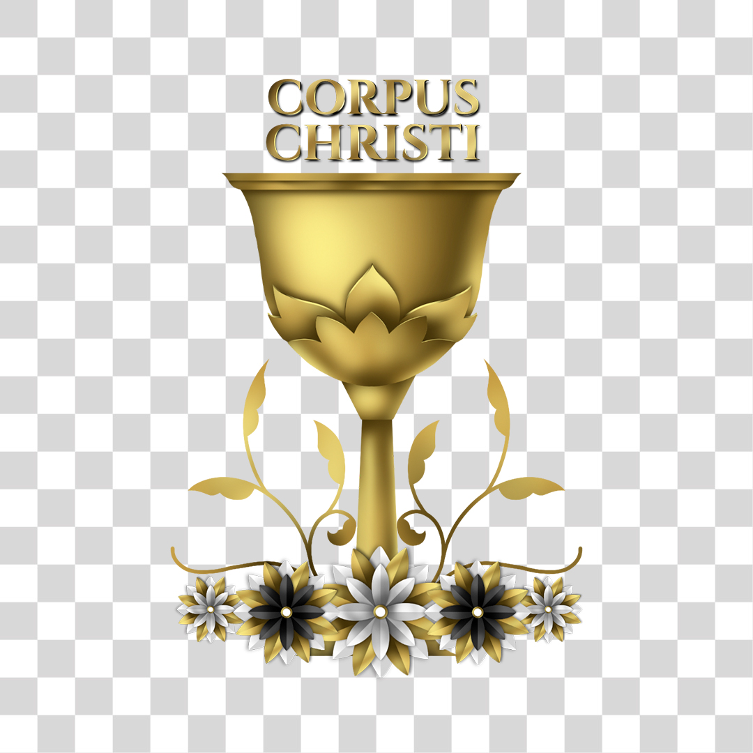 Corpus Christi Elemento 3D Para Composição PNG Transparente