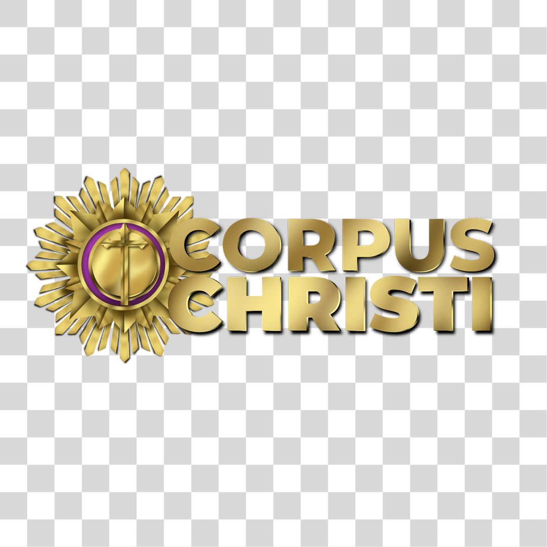 Corpus Christi Elemento 3D Para Composição PNG Transparente