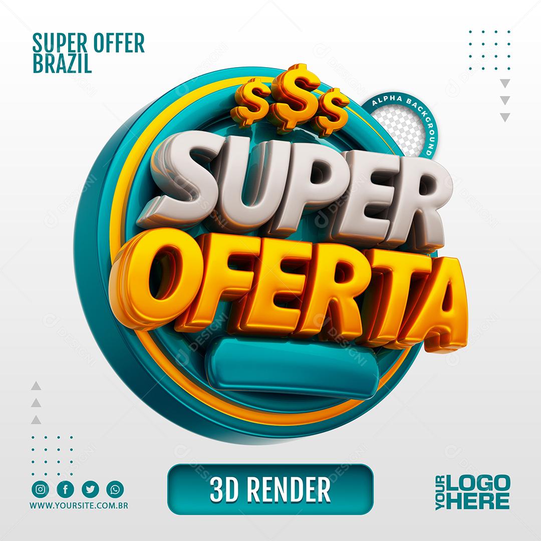 3D Stamp For Compositing Super Offers PSD