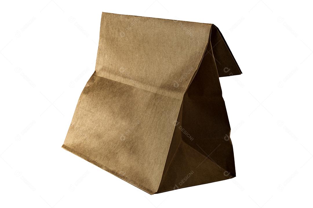 pacote embalagem de entrega de restaurante. isolado no fundo branco