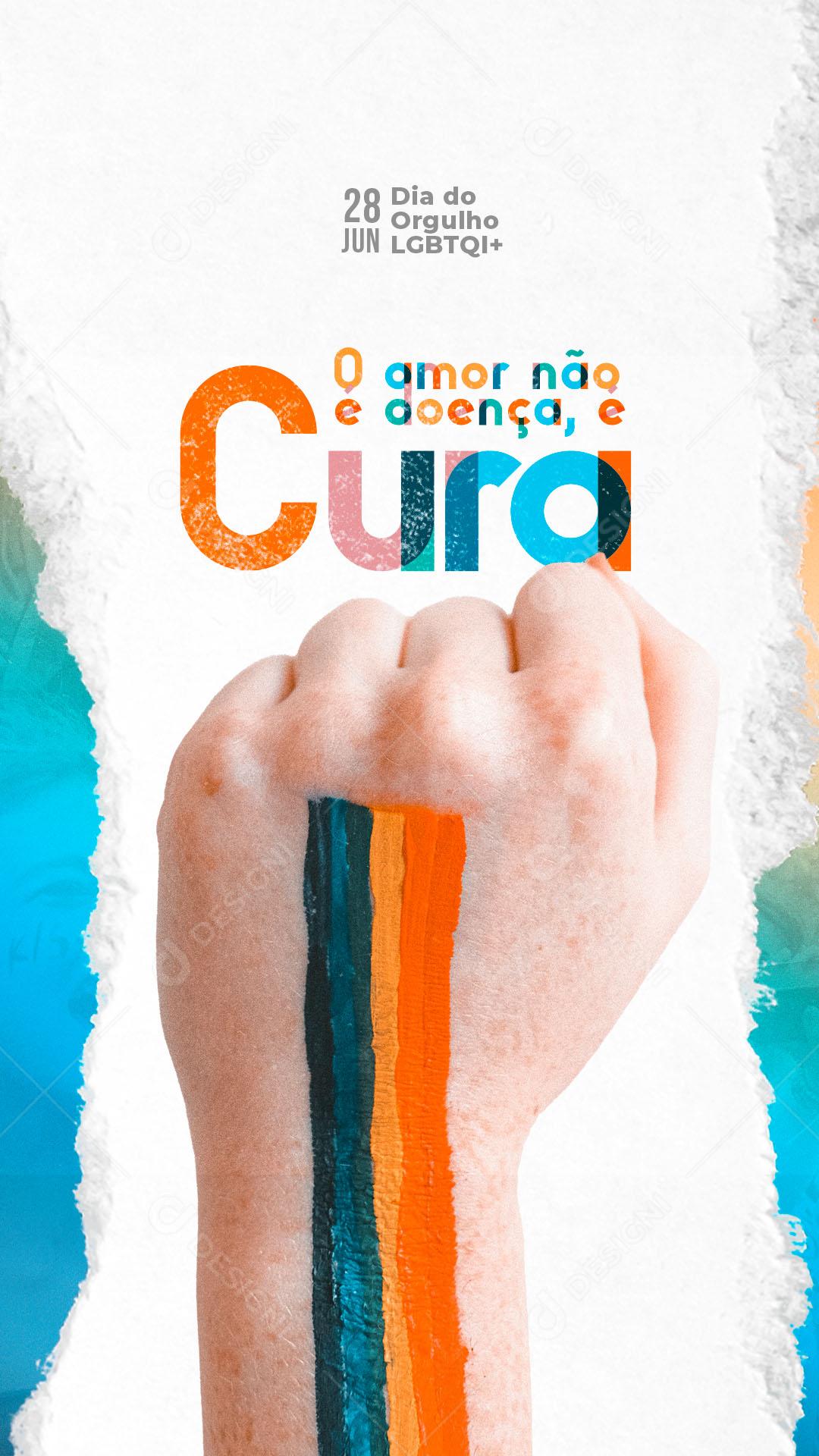 Story Social Media Dia do Orgulho LGBT 28 de Junho Editável