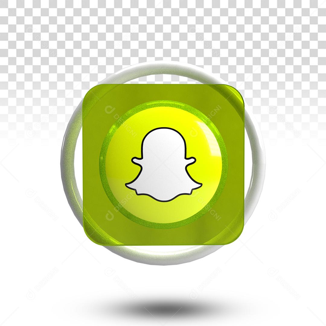 Snapchat Elemento 3D Para Composição PSD