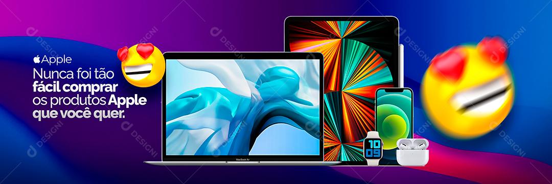 Social Media Carrossel Loja de Eletrônicos Nunca Foi Tão Facil Produtos Apple PSD Editável