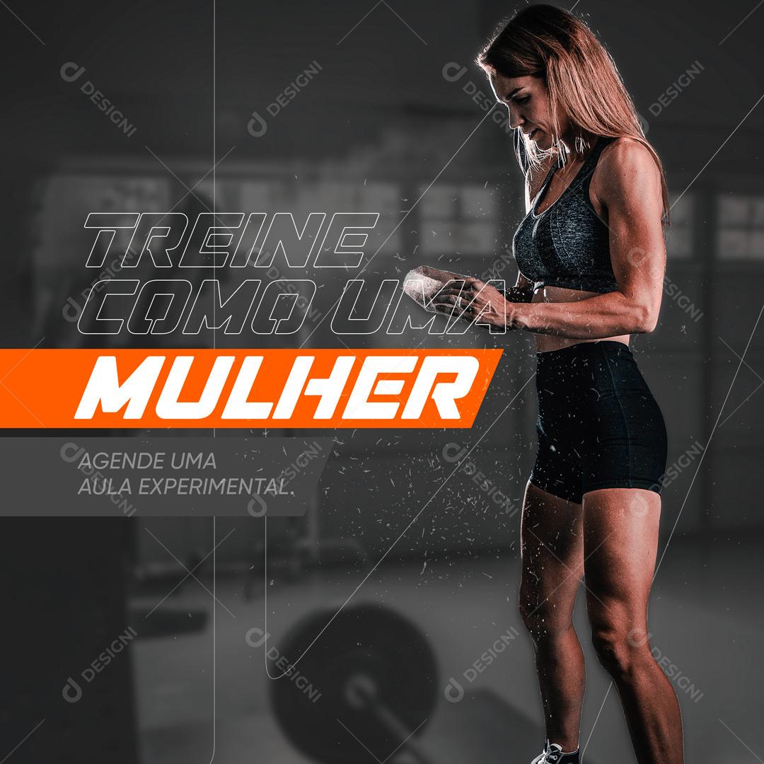 Post Academia Agende Sua Aula Experimental Social Media PSD Editável