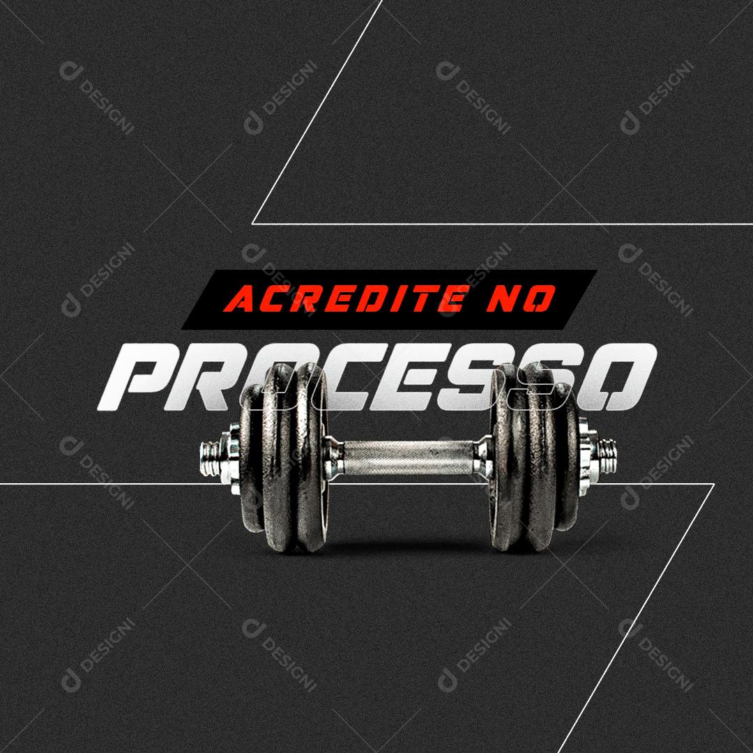 Social Media Academia Acredite no Processo PSD Editável