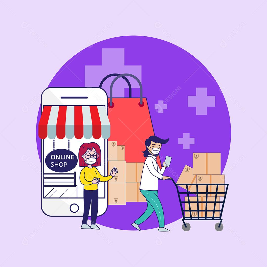 As pessoas usam máscaras para prevenir a infecção.