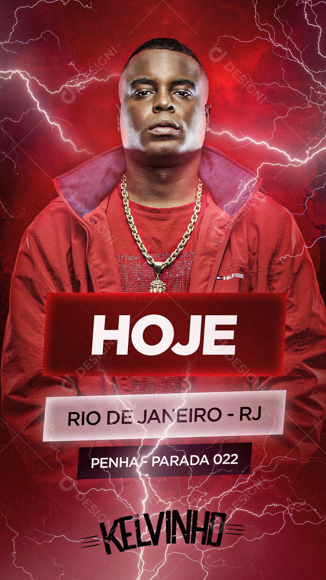 Story Flyer Mc Kelvinho Social Media PSD Editável