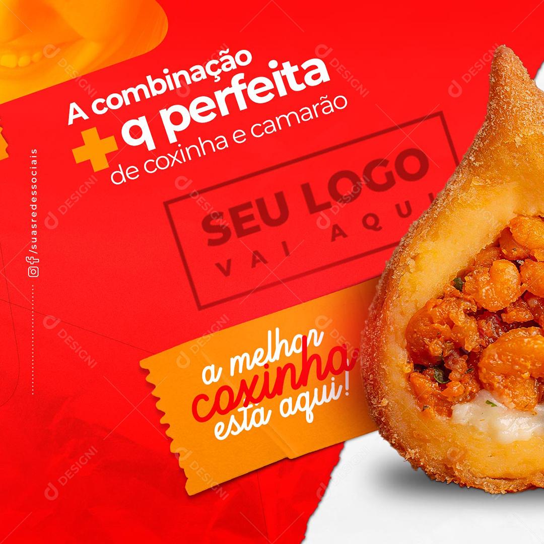 Social Media Lanchonetes A Combinação Mais Que Perfeita PSD Editável