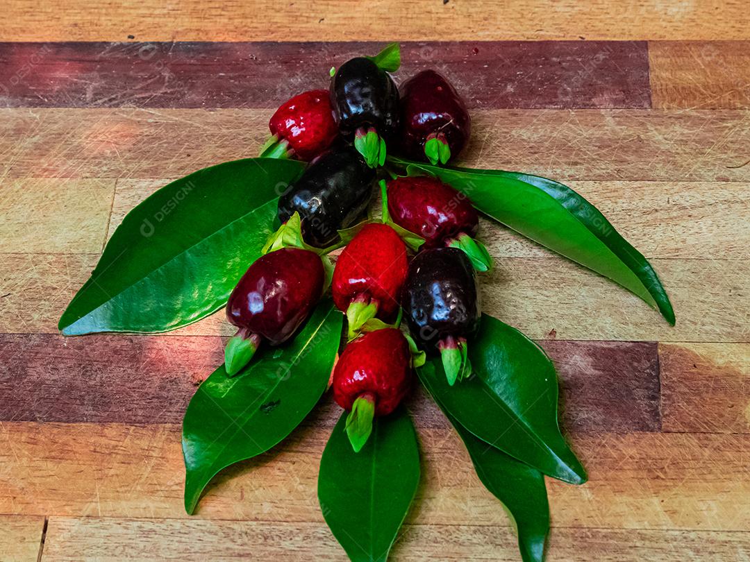 Fruta cereja muda comida fotos imagem