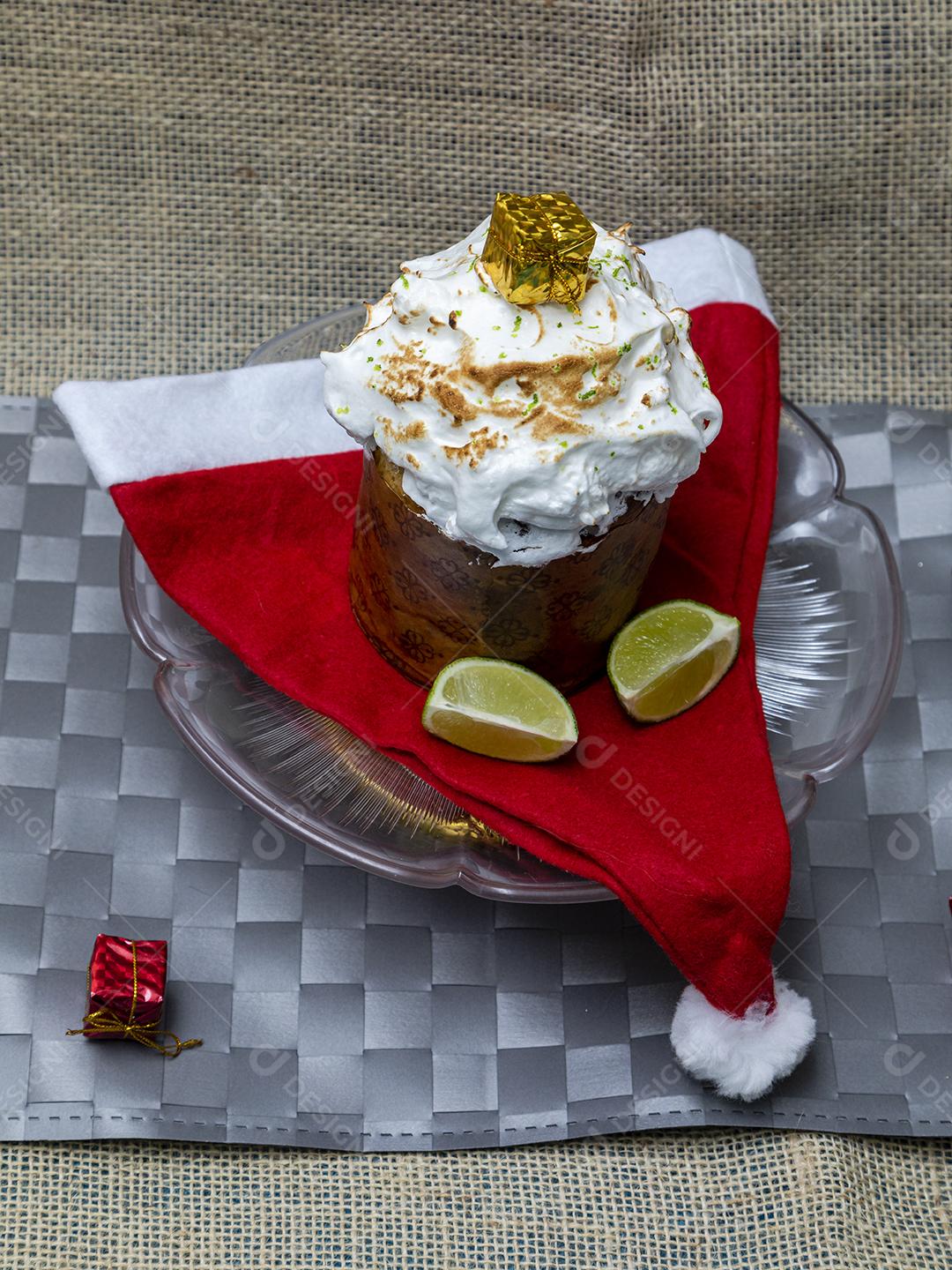 Comida torta de limão mesa prato de vidro