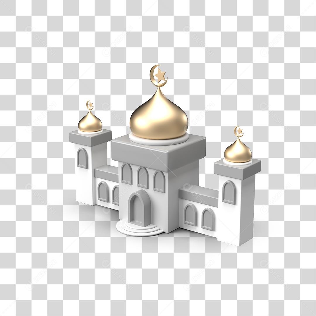 Elemento 3D com detalhes delicados