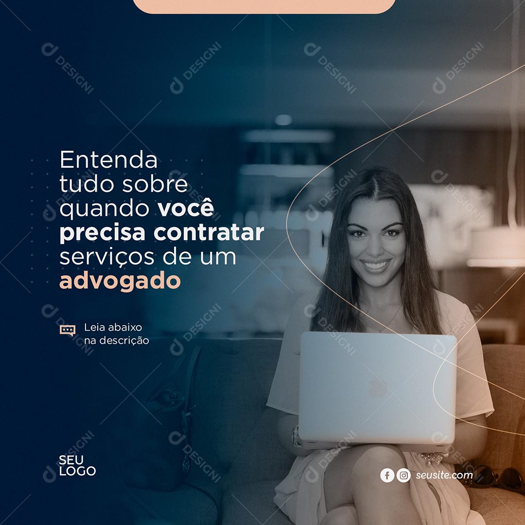 Social Media Advocacia Entenda Tudo Sobre Quando PSD Editável