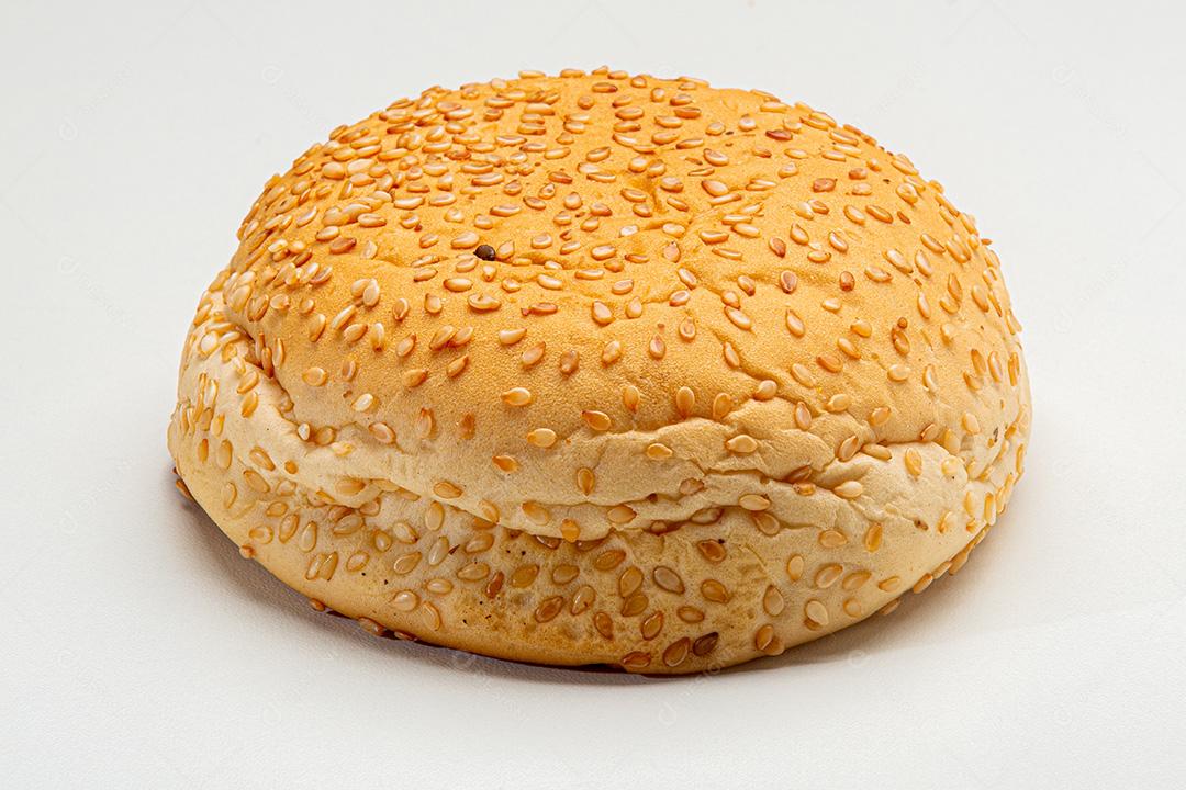 PÃO DE HAMBURGUER com gergelim