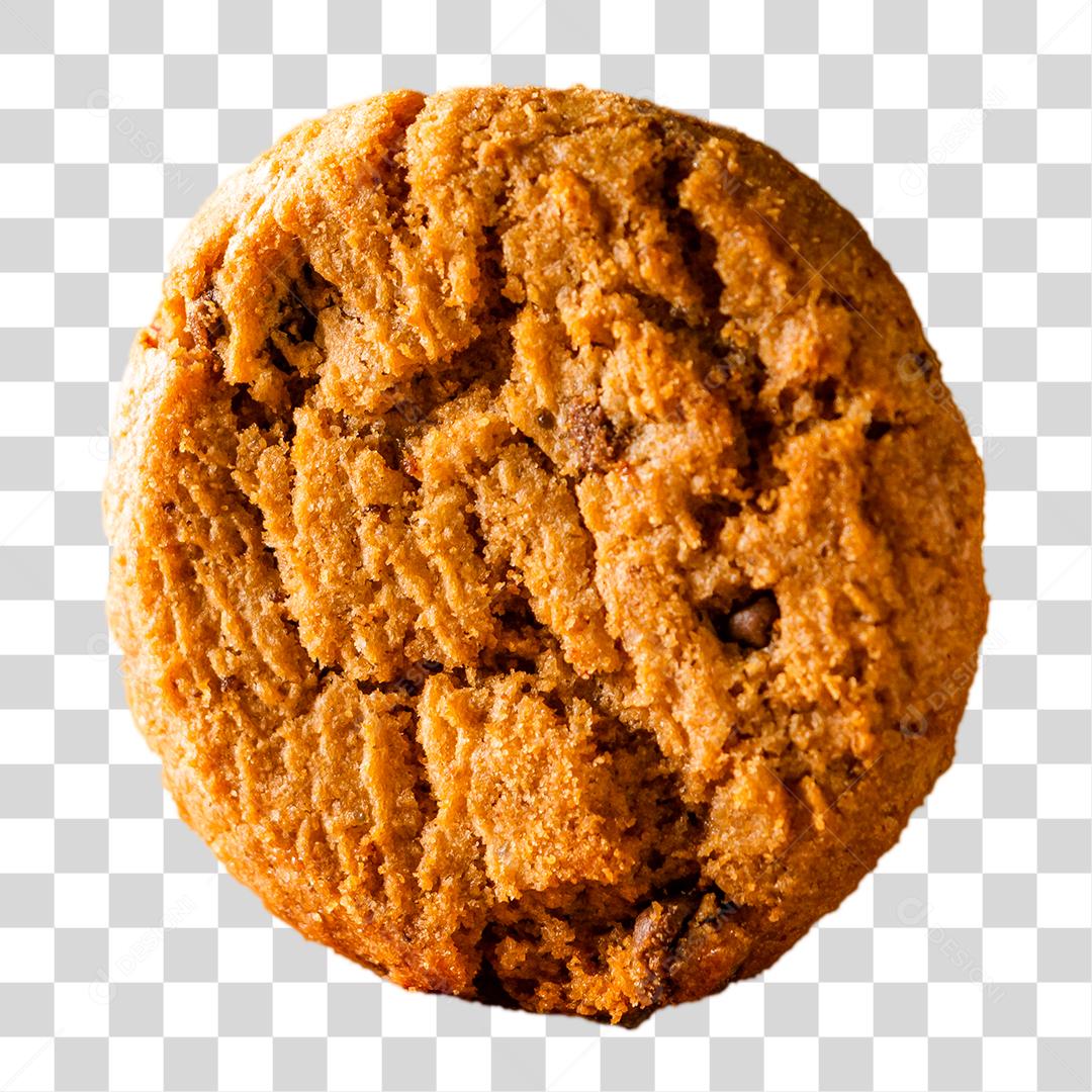 Biscoito cookie com gotas de PNG Transparente
