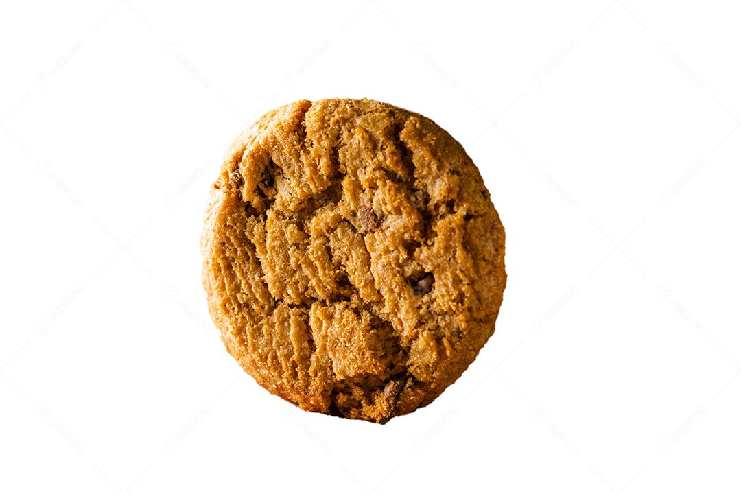 Biscoito caseiro isolado no fundo branco